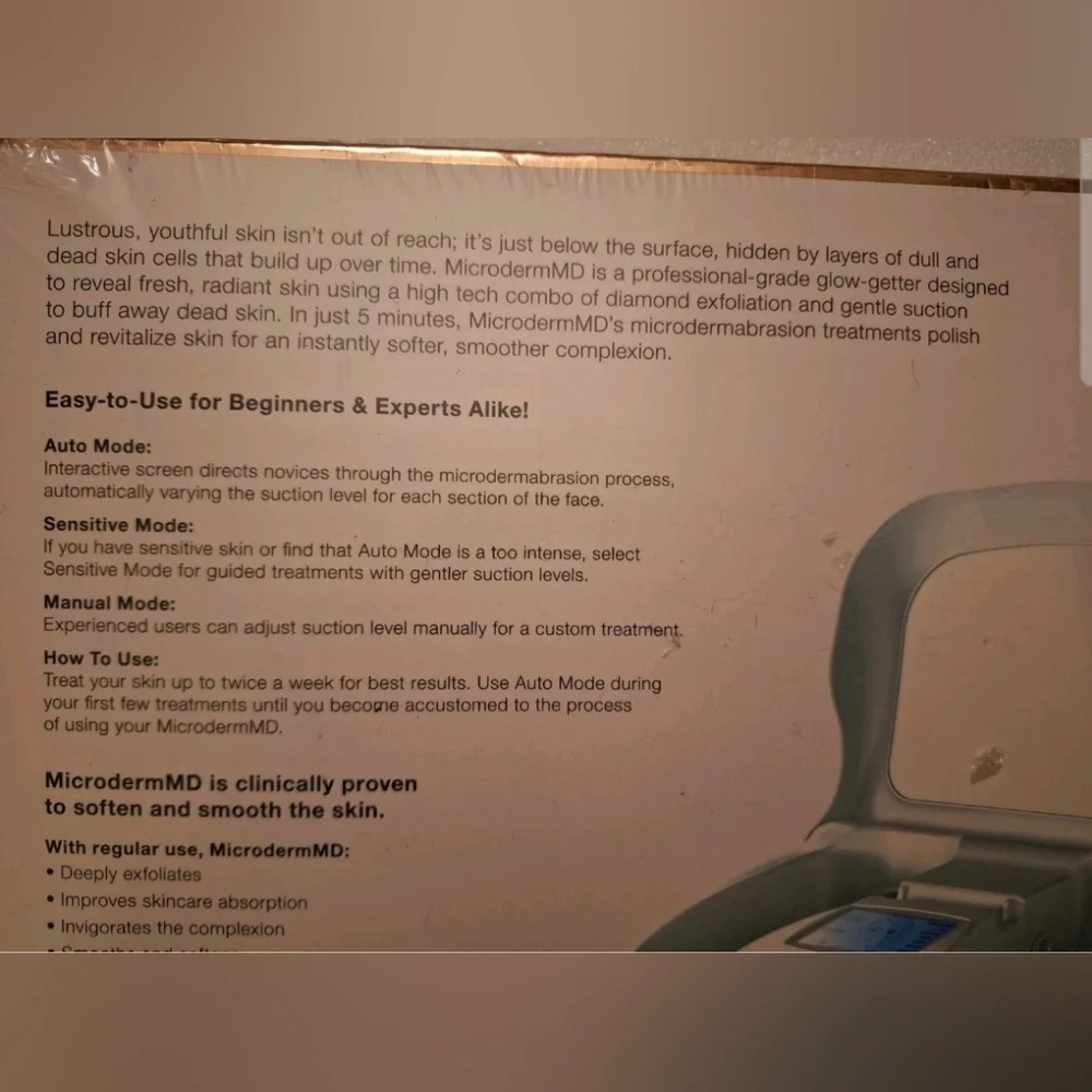 Trophy Skin MicrodermMD at Home Microdermabrasion Beauty System for Exfoliation